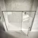 Cologne Brushed Gunmetal Easy Clean 8mm Hinged Shower Door 1800mm