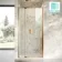 Cologne Brushed Copper Easy Clean 8mm Hinged Shower Door 1100mm