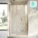 Cologne Brushed Copper Easy Clean 8mm Hinged Shower Door 1200mm