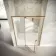 Cologne Brushed Copper Easy Clean 8mm Hinged Shower Door 1200mm