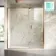 Cologne Brushed Copper Easy Clean 8mm Hinged Shower Door 1700mm