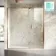 Cologne Brushed Copper Easy Clean 8mm Hinged Shower Door 1800mm