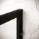 Antwerp Matt Black Framed Easy Clean 8mm Wet Room Shower Glass Panel 900mm