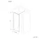 Antwerp Brushed Brass Framed Easy Clean 8mm Wet Room Shower Glass Panel 900mm