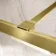 Antwerp Brushed Brass Framed Easy Clean 8mm Wet Room Shower Glass Panel 1000mm