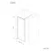 Antwerp Brushed Brass Framed Easy Clean 8mm Wet Room Shower Glass Panel 1100mm