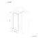 Antwerp Brushed Brass Framed Easy Clean 8mm Wet Room Shower Glass Panel 1200mm