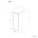 Antwerp Brushed Gunmetal Framed Easy Clean 8mm Wet Room Shower Glass Panel 700mm