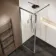 Antwerp Brushed Gunmetal Framed Easy Clean 8mm Wet Room Shower Glass Panel 800mm