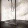 Antwerp Brushed Gunmetal Framed Easy Clean 8mm Wet Room Shower Glass Panel 800mm