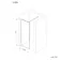 Antwerp Brushed Gunmetal Framed Easy Clean 8mm Wet Room Shower Glass Panel 900mm