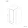 Antwerp Brushed Gunmetal Framed Easy Clean 8mm Wet Room Shower Glass Panel 1000mm