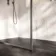 Antwerp Brushed Gunmetal Framed Easy Clean 8mm Wet Room Shower Glass Panel 1100mm
