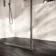 Antwerp Brushed Gunmetal Framed Easy Clean 8mm Wet Room Shower Glass Panel 1400mm