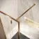 Antwerp Brushed Copper Framed Easy Clean 8mm Wet Room Shower Glass Panel 700mm