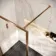 Antwerp Brushed Copper Framed Easy Clean 8mm Wet Room Shower Glass Panel 1100mm