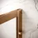 Antwerp Brushed Copper Framed Easy Clean 8mm Wet Room Shower Glass Panel 1100mm