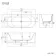 Merton 1700mm Curved Corner Bath - Left Handed