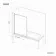 Zurich Easy Clean Matt Black Framed Bath Screen - 800mm