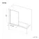 Fiji Easy Clean Fluted Brushed Brass Bath Screen - 800mm