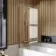 Linz Easy Clean 6mm Brushed Copper Bath Screen - 800mm