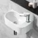 Georgia Wall Hung Right Hand 400mm Cloakroom Basin