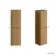 Sorrento Fluted Country Oak Wall Hung Tall Cabinet 1400x400mm