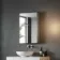 Elena Cloakroom Stainless Steel Mirror Cabinet 600x400mm
