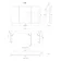 Elena Stainless Steel Mirror Cabinet 600x1000mm