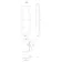 Elena tall Stainless Steel Mirror Cabinet 1200x300mm