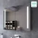 Emielia Battery Powered Illuminated LED Mirror Cabinet 600x800mm