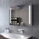 Emielia Battery Powered Illuminated LED Mirror Cabinet 600x800mm