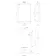Olivia Black Framed Mirror Cabinet 710x500mm