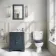 Inky Blue Bathroom Mirror 700x500mm