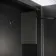 Mia Battery Powered Black Framed Illuminated LED Mirror Cabinet 710x800mm
