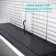 Mia Black Framed Illuminated LED Mirror Cabinet 710x800mm