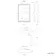 Mia Matt Brass Illuminated LED Mirror Cabinet 710x500mm
