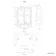 Mia Matt Brass Illuminated LED Mirror Cabinet 710x600mm