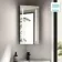 Madelyn Battery Powered Illuminated LED Corner Mirror Cabinet 600mm Tall