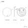 Delilah Black Framed Round Backlit llluminated LED Mirror 600mm