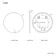 Delilah Brushed Brass Round Backlit Illuminated LED Mirror 800mm
