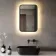 Mila Black Framed Backlit llluminated LED Mirror 600x400mm