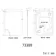 Mila Black Framed Backlit llluminated LED Mirror 700x500mm