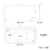 Mila Black Framed Backlit llluminated LED Mirror 600x1200mm