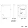 Mila Brushed Brass Backlit llluminated LED Mirror 700x500mm
