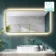 Mila Brushed Brass Backlit llluminated LED Mirror 600x1200mm