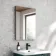 Esme Matt Black Recessed Mirror Cabinet 700x500mm