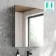 Esme Matt Black Recessed Mirror Cabinet 700x600mm