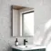 Esme Matt Black Recessed Mirror Cabinet 700x600mm