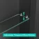 Esme Matt Black Recessed Mirror Cabinet 700x800mm